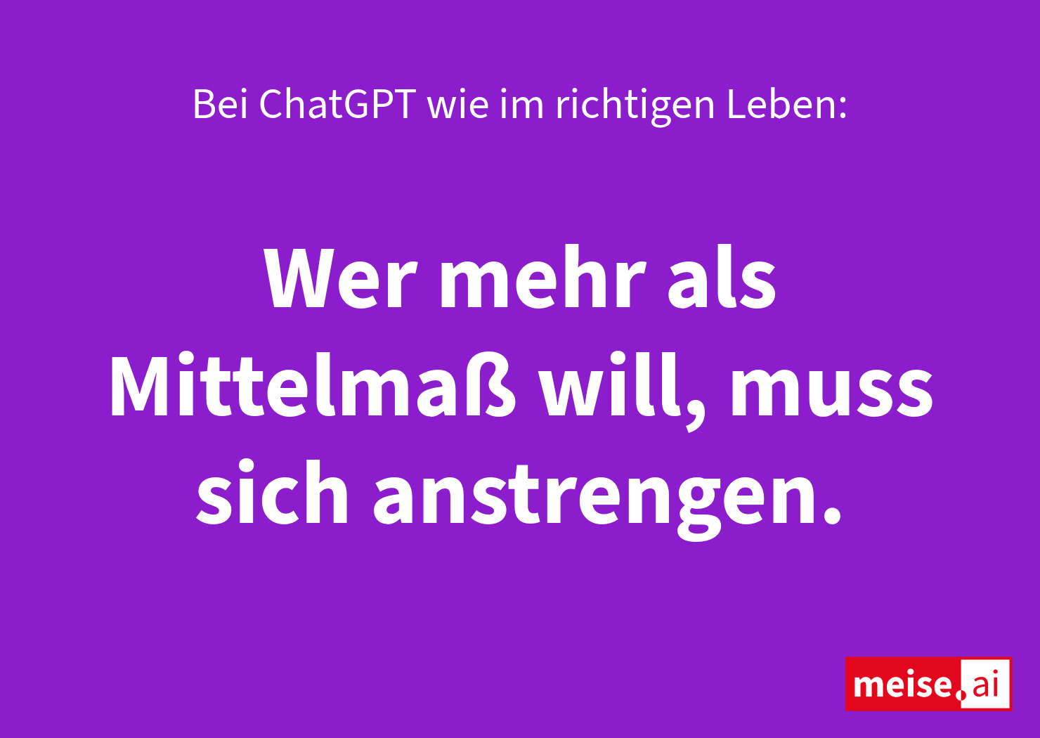 ChatGPT prompten: Einfach ist zu einfach