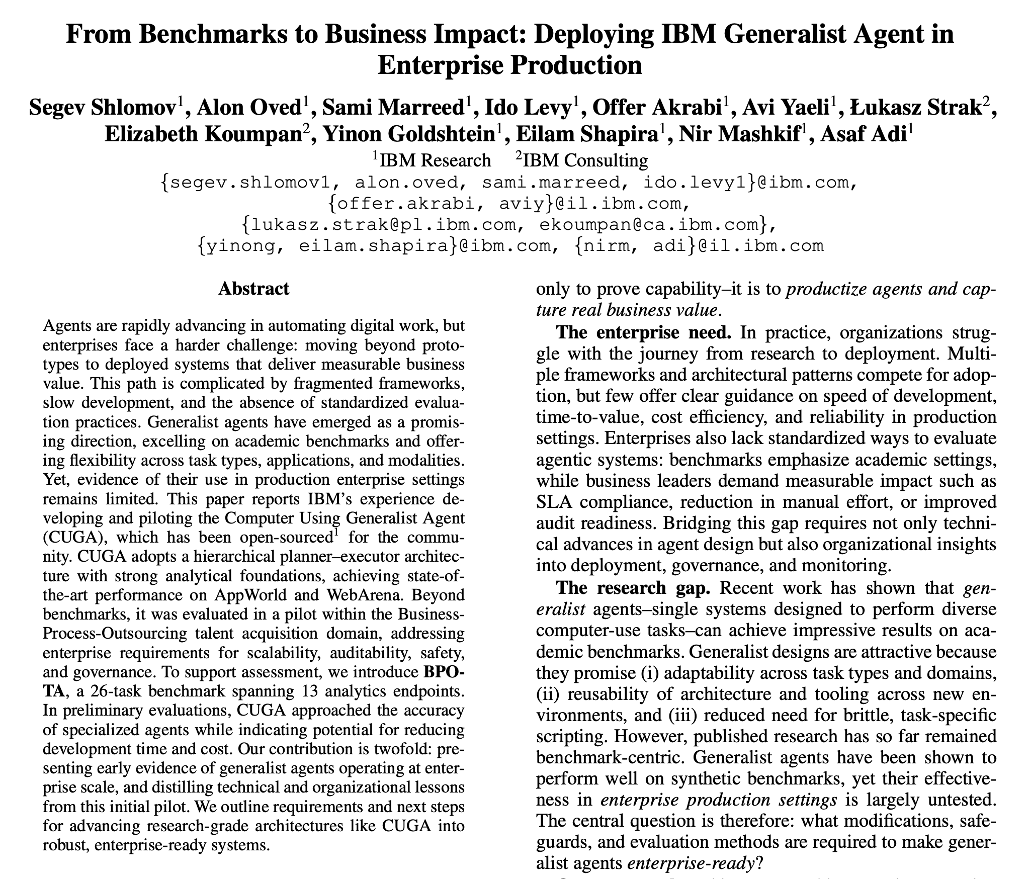 IBM: Realitäts-Check für KI-Agents