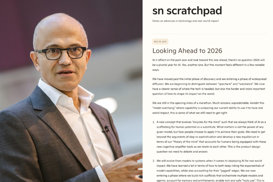 Microsoft-CEO: KI soll erweitern, nicht ersetzen